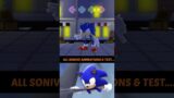FNF Character Test x Gameplay VS Minecraft Animation VS All Sonic Tests VS Cartoon Animation #shorts