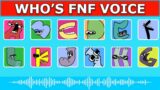 FNF – Guess Alphabet's VOICE | Guess The Character | Guess The Monster's VOICE