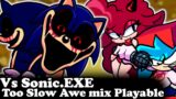 FNF | TOO SLOW AWE MIX PLAYABLE (OUT NOW!) | Mods/Hard/Gameplay |