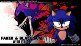 Faker & Black Sun WITH LYRICS | FNF Vs. Sonic.EXE Cover