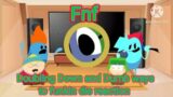 Fnf react to Doubling Down and Dumb ways to Funkin Die mod! (Gacha club)