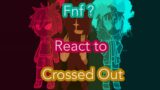 Friday Night Funkin? React to Crossed Out