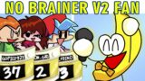 Friday Night Funkin VS No Brainer FanMade V2 UPDATE x One Shot Mix (FNF MOD HARD)