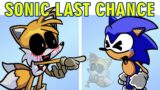 Friday Night Funkin VS Sonic Last Chance Playable x SONIC.EXE & Tails (FNF MOD HARD)