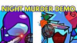 Friday Night Funkin' NIGHT MURDER DEMO / Among Us (FNF Mod/Cutscenes + Cover)