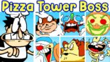Friday Night Funkin': Peppino VS All Pizza Tower Bosses [Dish Served Hot Playable ]/FNF Mod]