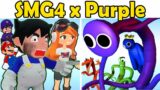 Friday Night Funkin' Perfectin' SMG4 vs. Purple Rainbow Friends (FNF Mod/Mario/Super Mario)
