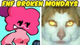 Friday Night Funkin' VS Broken Mondays VS Cat – Cotton Candy (FNF MOD/MEME)