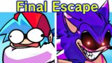 Friday Night Funkin' VS Sonic.EXE 3.0 – Final Escape (Official Song Playable) (FNF Mod/Sonic)
