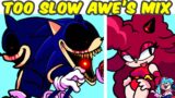 Friday Night Funkin' VS Sonic.EXE – Too Slow (Awe Mix/Fanmade) (FNF MOD/Alternate/Remix)