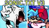 Friday Night Funkin' Vs Documic V3 Cancelled Mod, Sonic The Hedgehog (FNF Mod/Sonic.EXE Parody Song)
