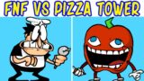 Friday Night Funkin' Vs Pizza Tower | Peppino Spaghetti Vs Pepperman | FNF Mod