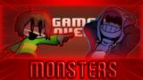 MONSTERS! | Monsters But Chara And Dust Sans Sings It! || Friday Night Funkin