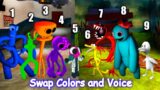 Rainbow Friends Swap Colors and Voice All Phases #8 | Friday Night Funkin Mod