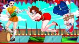 SQUID GAME GLASS BRIDGE vs. FNF BF & GF – Friday Night Funkin' By Rainbow Animation