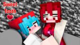 SWEET TOOTH FRIDAY NIGHT FUNKIN AND GF LOLLIPOP CUTEST CHICKEN WING – MINECRAFT ANIMATION #shorts
