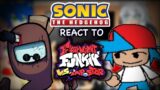 Sonic Characters React To FNF VS IMPOSTER V4 FULL WEEK ( AMONG US ) GCRV PART 10