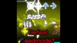 defeat but its godmode… #shorts #fnf