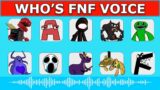 FNF – Guess Character by Their VOICE | Guess The Character | AMBUSH,  FAIRY ROO, COACH PICKLER,…