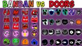 FNF Character Test | Gameplay VS My Playground | ALL Garten of Banban VS DOORS