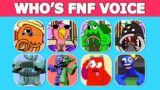 FNF – Guess Character by Their VOICE  | BANBAN , JESTER, NABNALEENA, OPILA BIRD, STINGER FLYNN…