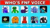 FNF – Guess Character by Their VOICE | Guess The Character | Herobrine, Flower, Fairy Roo…..