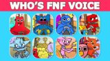 FNF – Guess Character by Their VOICE  | BANBAN , HUGGY WUGGY, BLUE, SAD SETH, SMILEY MILEY …