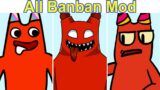All Banban Mods in FNF – Friday Night Funkin