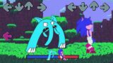 Epic battle FNF (Friday Night Funkin) Sonic and COACH PICKLES (The Garten Of Banban 3)