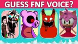FNF Guess Character by Their VOICE | BanBan, Boxy Boo, Roblox Piggy, Rarity, Amy Rose, Sonic TXT