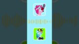 FNF Guess Character's VOICE Pinkie Pie OR Rainbow Dash My Little Pony #Shorts
