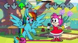 FNF My Little Pony vs Sonic Alive Sings Bluey Can Can | Smile Song Sonic.Exe 3.0 FNF Mods