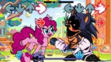 FNF My Little Pony vs Sonic.Exe 2.0/3.0 Sings Bluey Smile | Can Can Song FNF Mods