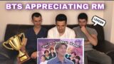 FNF REACTS to BTS praising & appreciating Namjoon for his leadership | BTS REACTION