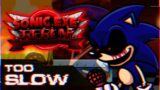 FNF VS Sonic.exe: RERUN TOO SLOW FULLY ANIMATED SONIC.EXE + REMIX