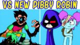 FNF Vs New Pibby Robin | Pibby Teen Titans Go | Distorted Memories | Friday Night Funkin' Mod