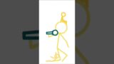 Fnf Impostor V4 Yellow Crewmate || Stick fighter Animation #stickfighter #stickfighteranimation