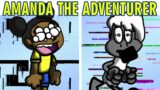 Friday Night Funkin VS Amanda The Adventurer & DEMO Cover Confronting Yourself (FNF MOD HARD)