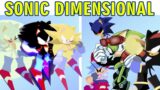 Friday Night Funkin VS Sonic Dimensional Funkin V1.9 x Full Week x Huge Update! (FNF Mod HARD)