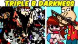 Friday Night Funkin VS TripleTrouble Cover VS Triple B Darkness VS Pibby Family Guy Trouble(FNF MOD)