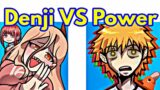 Friday Night Funkin' Denji VS POWER / Chainsaw Man (FNF Mod/Gameplay Anime Mod + Cover)
