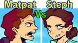 Friday Night Funkin' Matpat Vs Steph | LORE but AWESOME! (FNF Mod) (VS Ourple Guy Fanmod/Purple Guy)