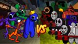 Friday Night Funkin' –  Rainbow Friends vs Thomas & Friends 2 (Friends To Your End)