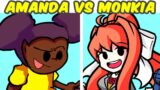 Friday Night Funkin' VS Amanda the Adventurer VS Monika Glitchy – rivals (FNF MOD)
