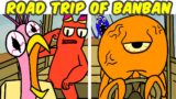 Friday Night Funkin' VS Garten of Banban 3 – Road Trip of Banban | Banban Car Crash Dream (FNF MOD)