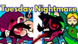 Friday Night Funkin' VS Tuesday Nightmare Cancelled build / Mario (FNF Mod/Hard/Encore + Cover)