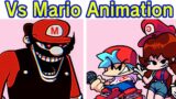 Friday Night Funkin' Vs Mario All Cutscenes Animation