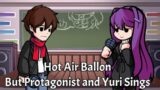 Hot Air Ballon ( But Protagonist and Yuri sings ) | Friday Night Funkin' Cover