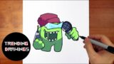 How To Draw FNF Imposter V5 Lime Week