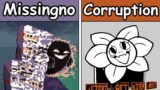 Missingno Vs Corruption (Original Vs Fanmade) [Hypno's Lullaby] – FNF